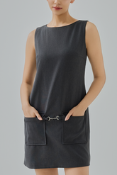 Colette Buckle Shift Dress